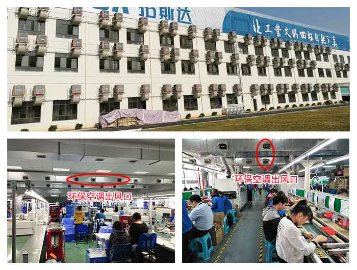 潤東方環(huán)?？照{(diào)廠房降溫工程案例