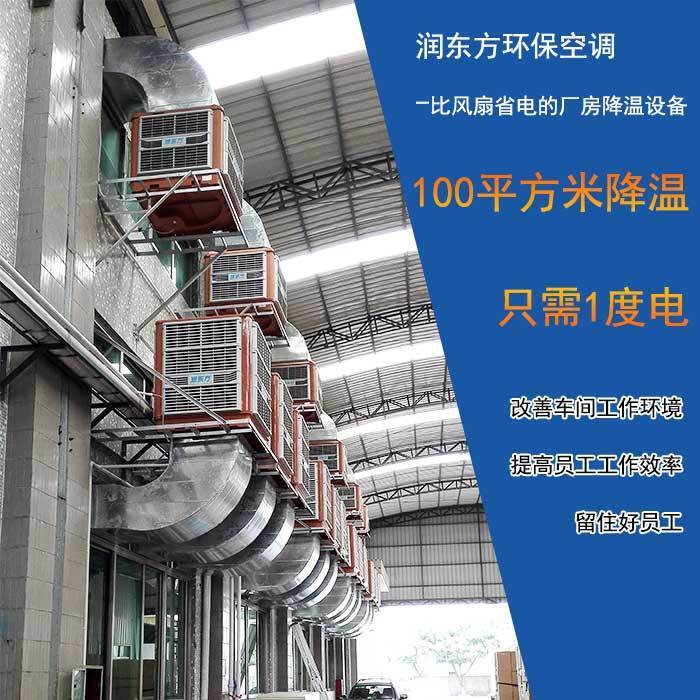 環(huán)?？照{車間降溫案例